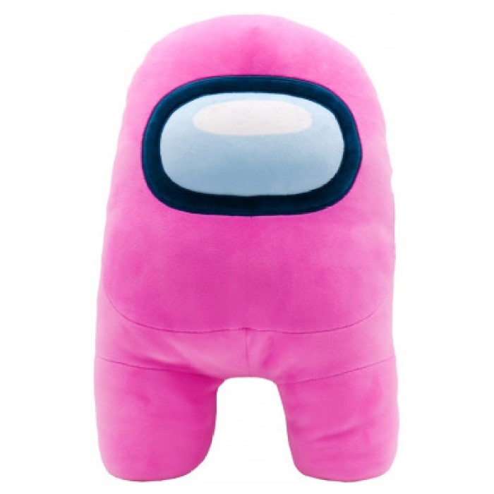 Плюшевая игрушка-фигурка супер Мягкая розовая Among us 40 см