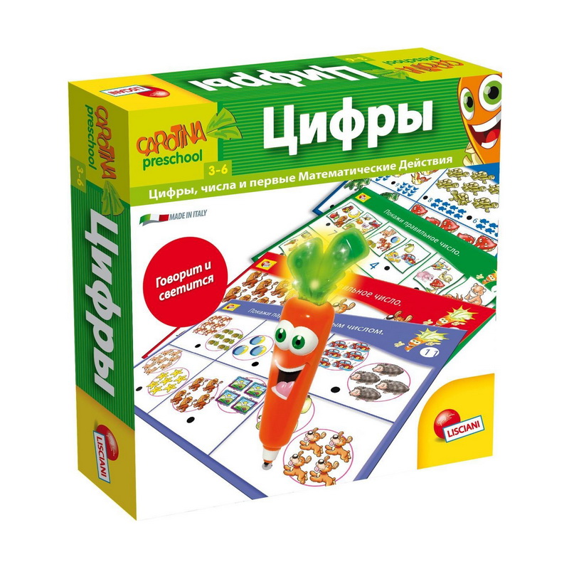 R55104 Обучающая игра ЦИФРЫ с интерактивной Морковкой