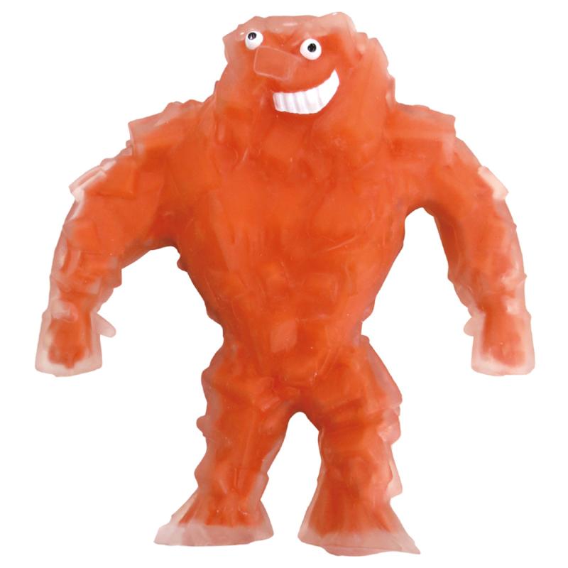 Фигурка-тянучка Снежный человек Destructezz 14 см оранжевый
