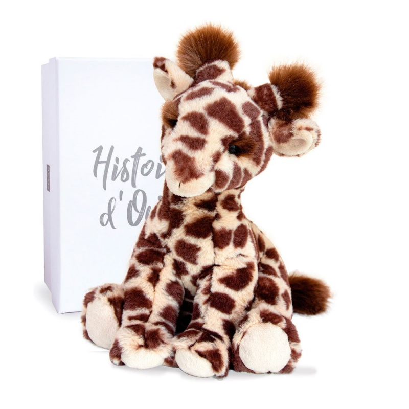Мягкая игрушка Жираф Lisi Doudou 30 см коричневый