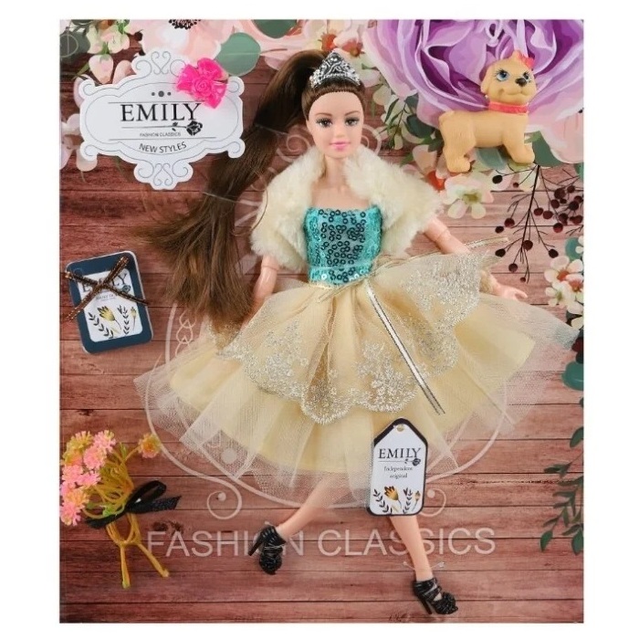 Кукла Эмили в королевском наряде 28 см