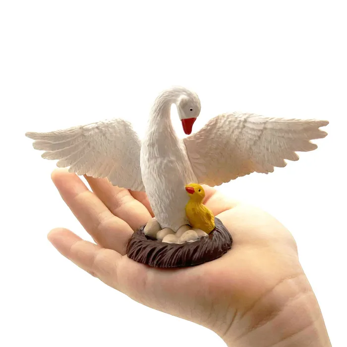 Фигурка Детское Время Animal Лебедь с птенцом 