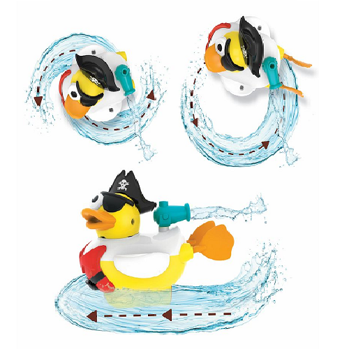 Игрушка для ванны Yookidoo «Утка-пират» с водометом и аксессуарами