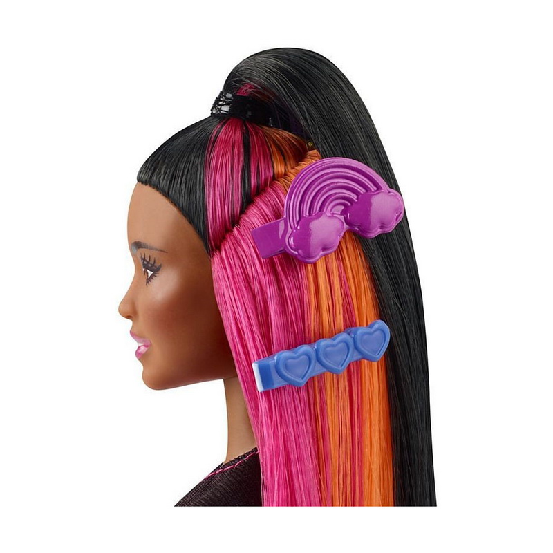 Кукла с Радужными волосами брюнетка Barbie