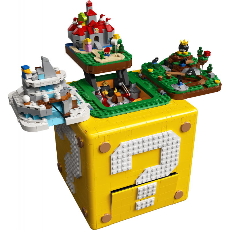 Конструктор LEGO Super Mario Блок Знак вопроса из Super Mario 2064 деталей