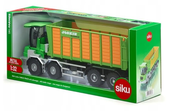 Модель грузовика Joskin Cargo Track с прицепом-подборщиком 1:32 Siku