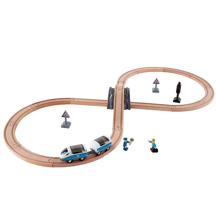 Игровой набор Hape Железная дорога Пассажирских поездов 