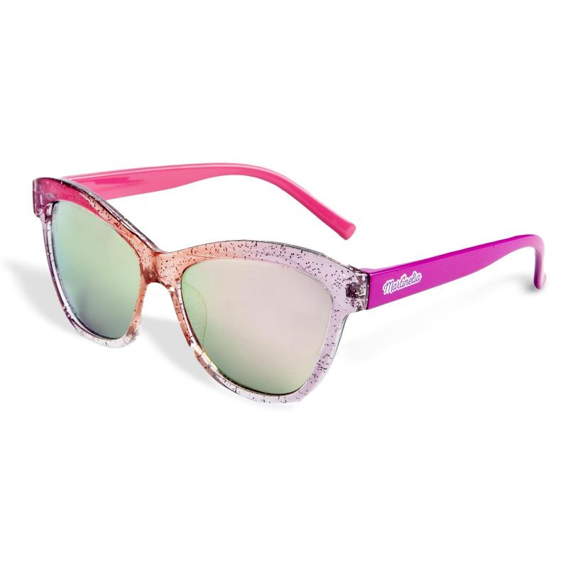 Детские солнцезащитные очки Martinelia Розовые блестки 