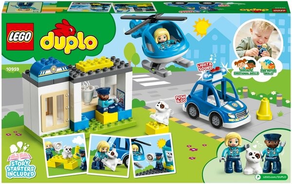 Конструктор LEGO DUPLO Полицейский участок и вертолёт 10959