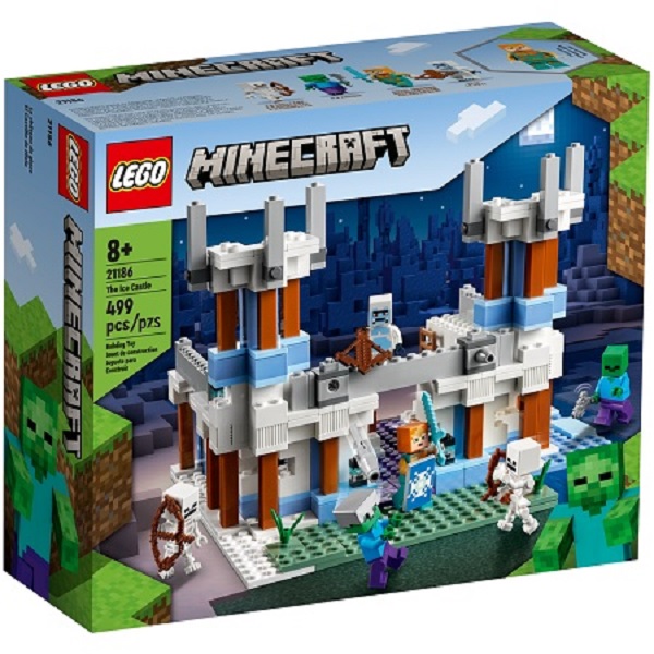 Конструктор LEGO Mincraft Ледяной замок The Ice Castle 499 деталей
