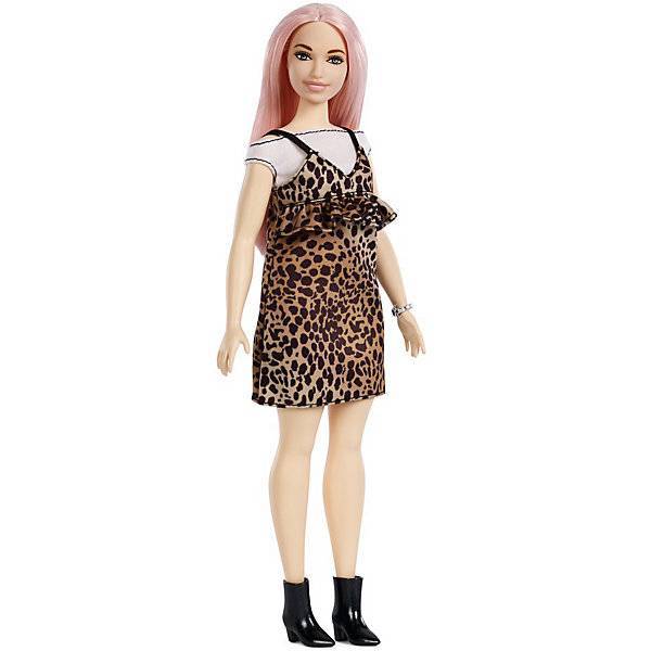 Кукла в леопардовом сарафане и топе Barbie Игра с модой 29 см