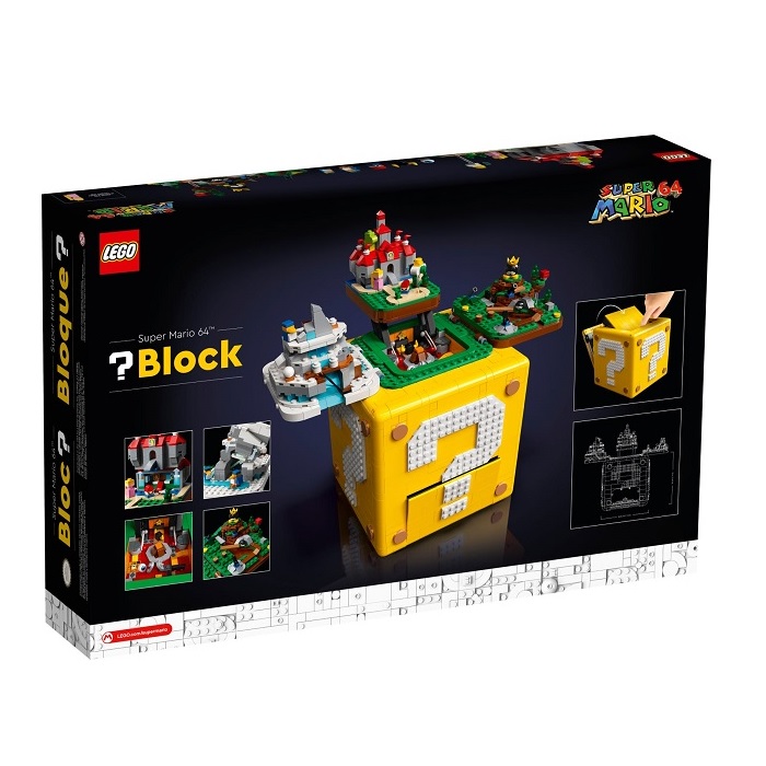 Конструктор LEGO Super Mario Блок Знак вопроса из Super Mario 2064 деталей