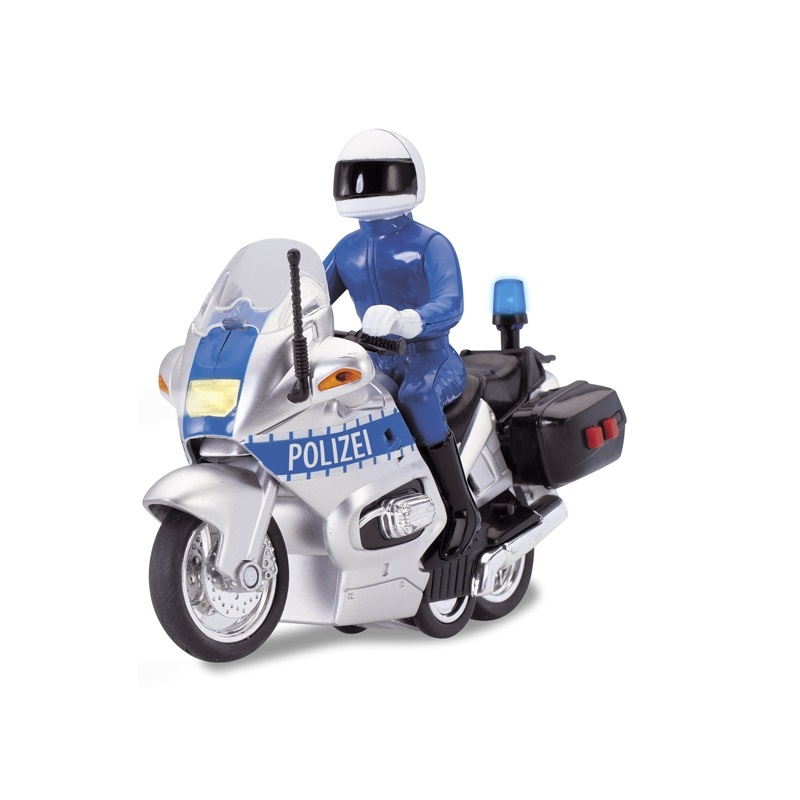 Полицейский мотоцикл со светом и звуком 15 см Dickie