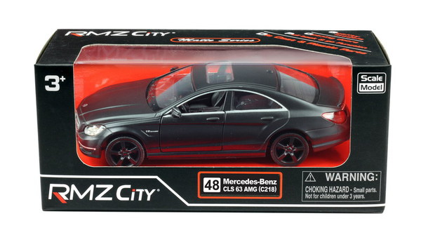 Коллекционная модель Mercedes-Benz CLS 63 AMG 1:32 матово-черная