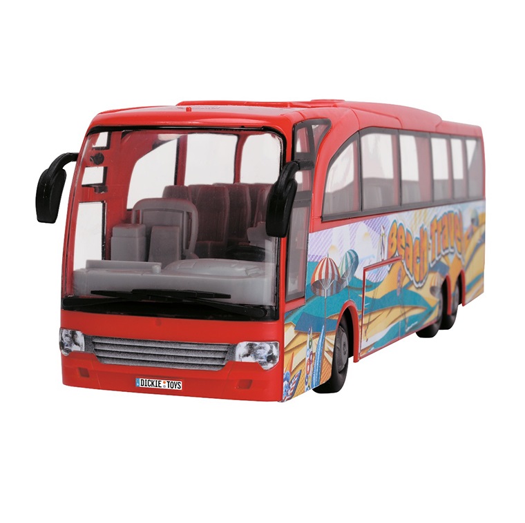 Туристический автобус фрикционный Dickie красный