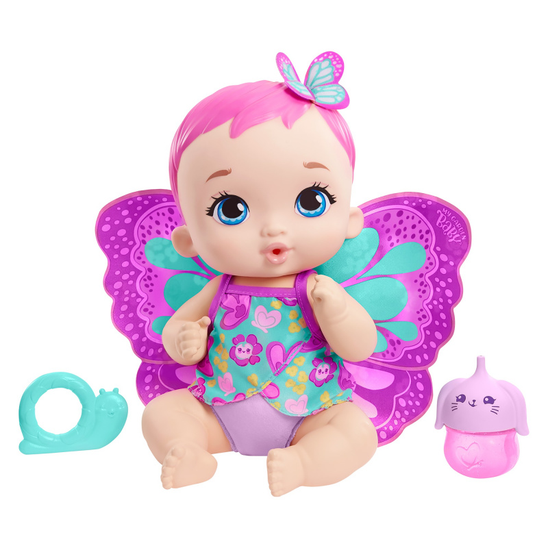 Кукла Малышка-фея Цветочная забота My Garden Baby розовая