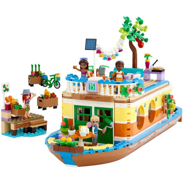 Конструктор LEGO Friends Плавучий дом на канале 737 деталей