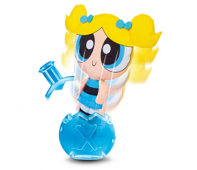 Мягкая кукла с бутылкой Powerpuff Girls 30 см