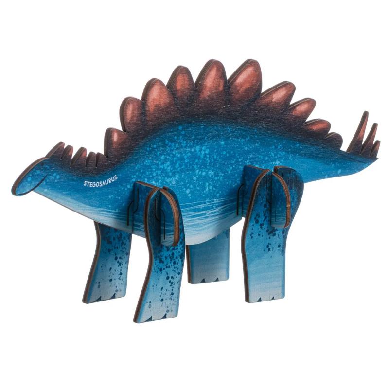 3D-конструктор деревянный Кувырком Самые миролюбивые динозавры