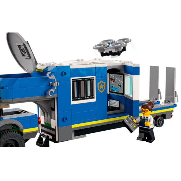 Конструктор LEGO City Полицейский мобильный командный трейлер 436 деталей
