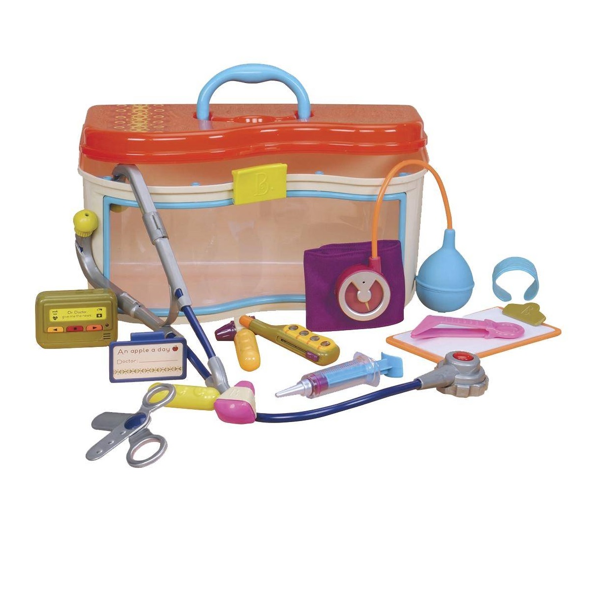 Игровой набор медицинский B.Toys с оранжевой крышкой - купить онлайн в инте...
