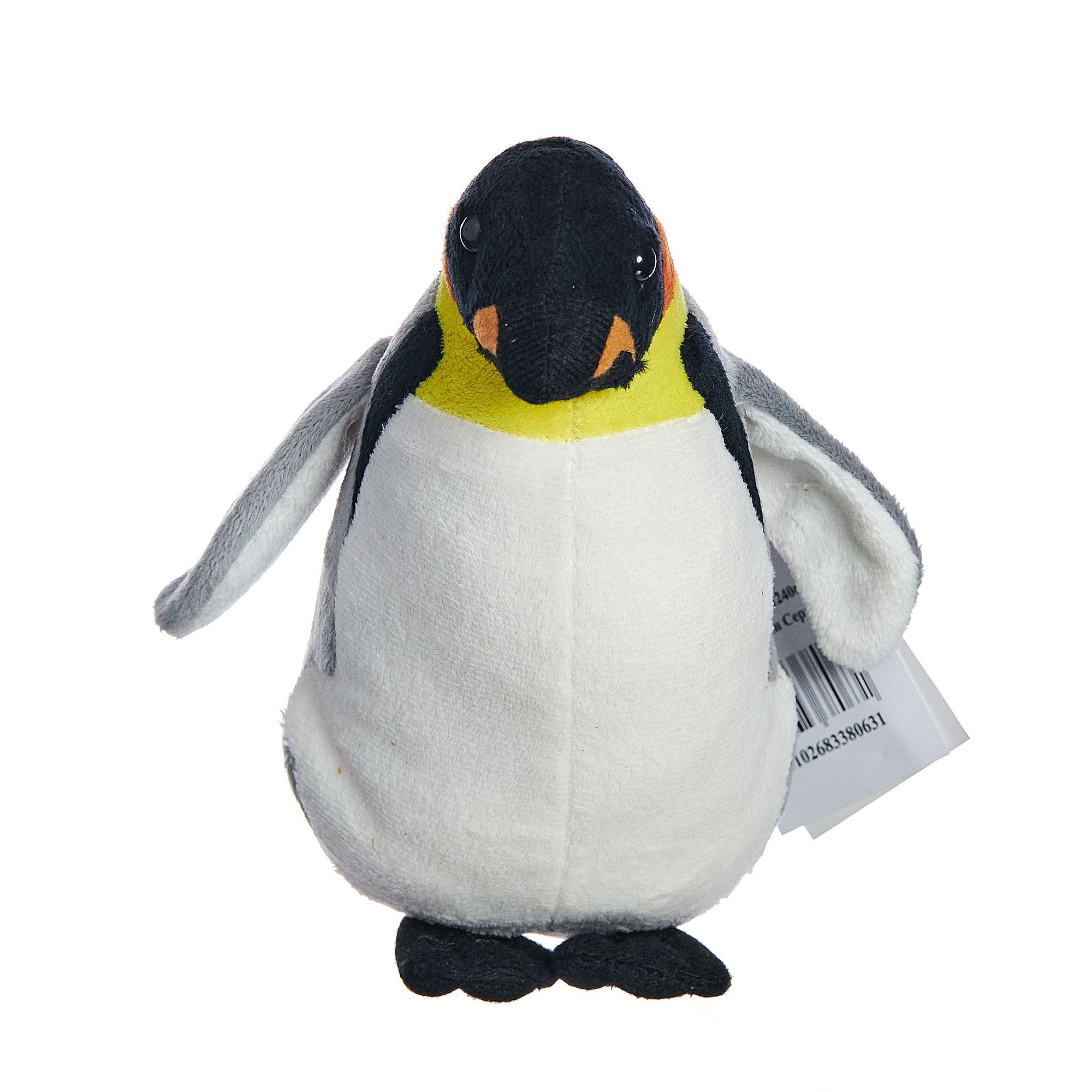 Пингвин игрушка мягкая серая