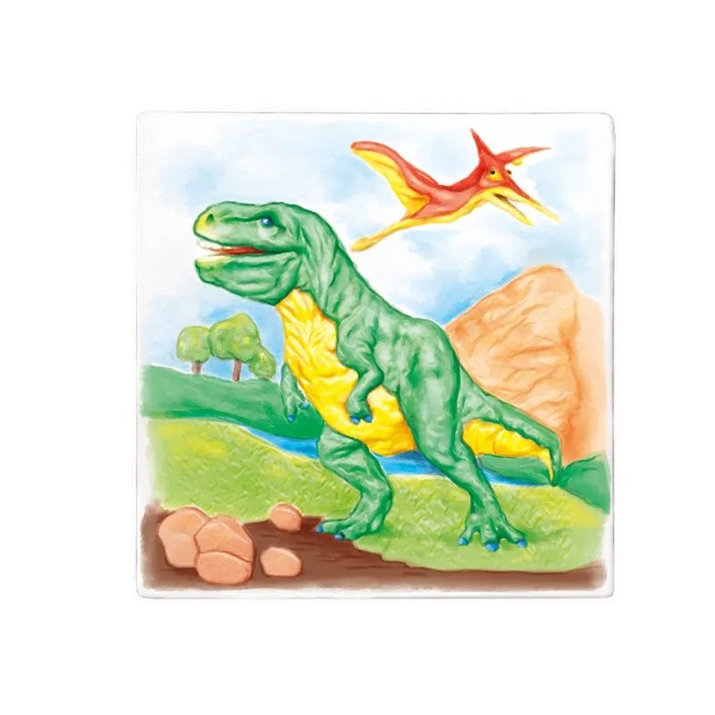 Набор Maxi Art Многоразовая раскраска Динозавры 20 х 20 см