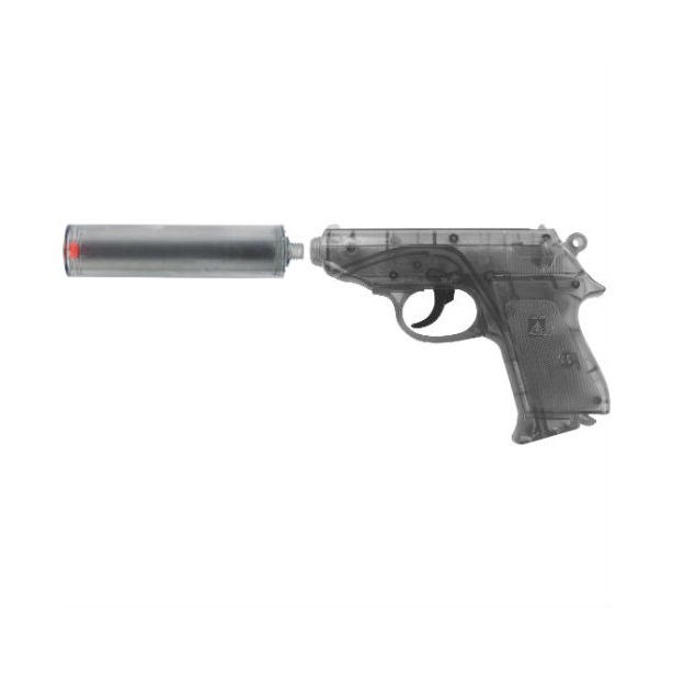 Пистолет Специальный Агент PPK 25-зарядный Gun с глушителем