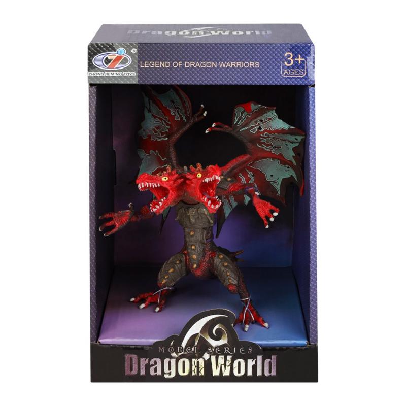 Фигурка дракона Dragons World с двумя головами