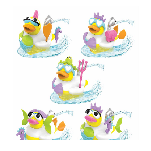 Игрушка для ванны Утка-русалка с водометом и аксессуарами Yookidoo