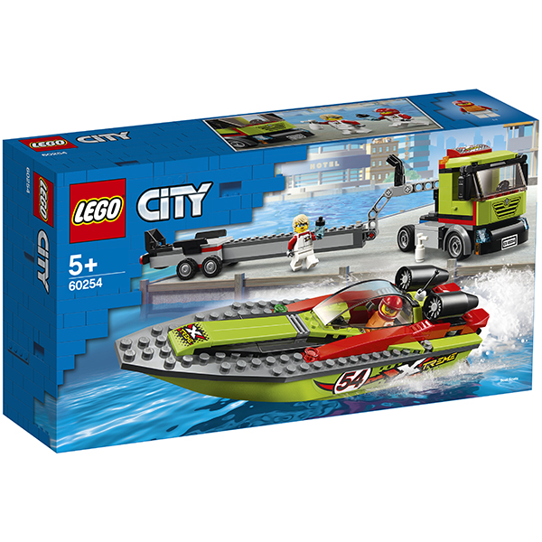 Конструктор LEGO City Great Vehicles Транспортировщик скоростных катеров 238 деталей