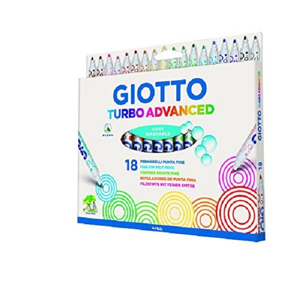 Фломастеры Giotto Turbo Advanced 18 цветов