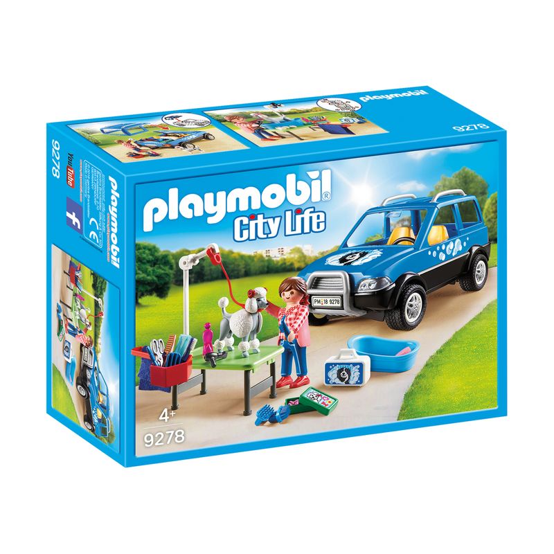 Конструктор Playmobil "Мобильный грумер для животных"