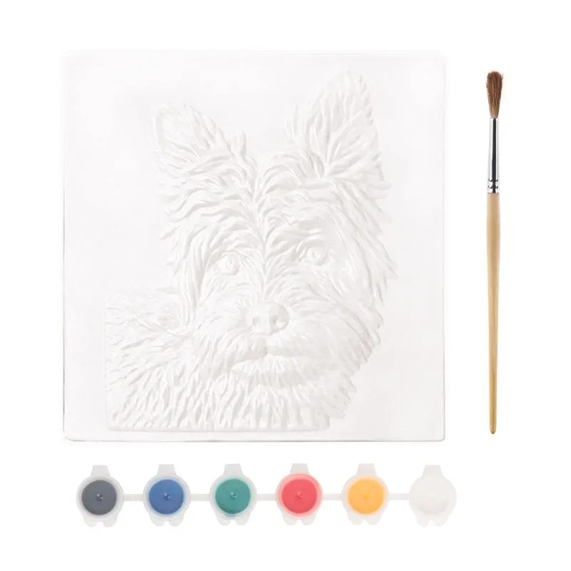 Набор Maxi Art Многоразовая раскраска Собачка 20 x 20 см 