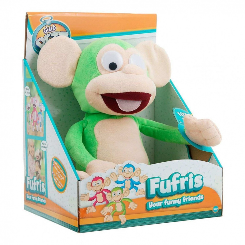 Интерактивная игрушка Обезьянка Fufris IMC Toys зеленая