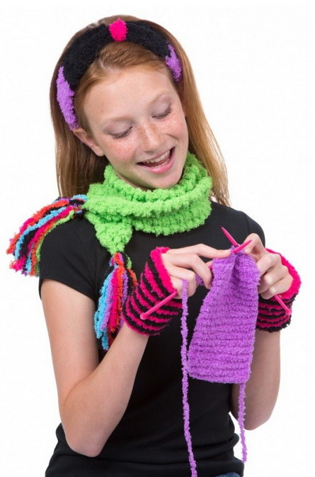 Детский шарф с капюшоном