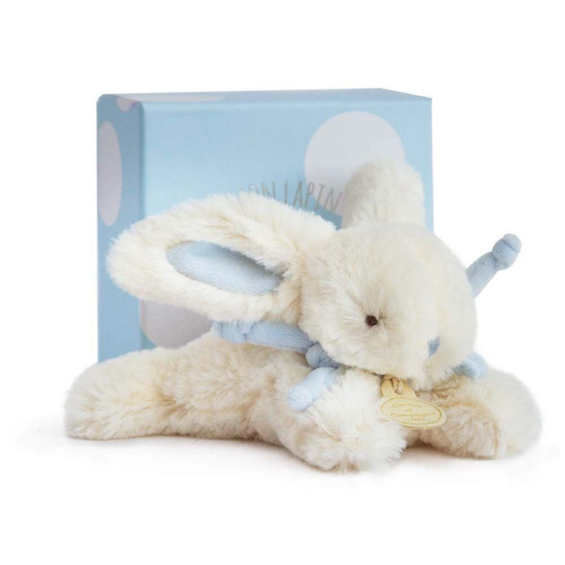 Мягкая игрушка Кролик BonBon Doudou 25 см голубой