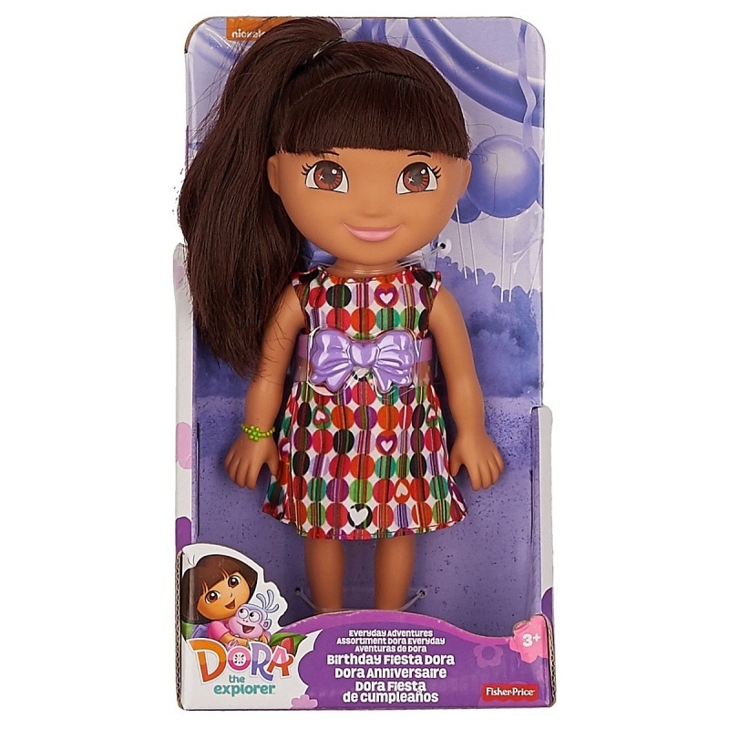 Кукла Даша-путешественница День рождения Даши Dora the Explorer 22 см