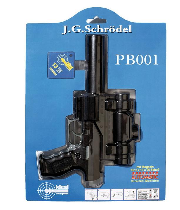 Пистолет с глушителем и телескопическим прицелом PB 001