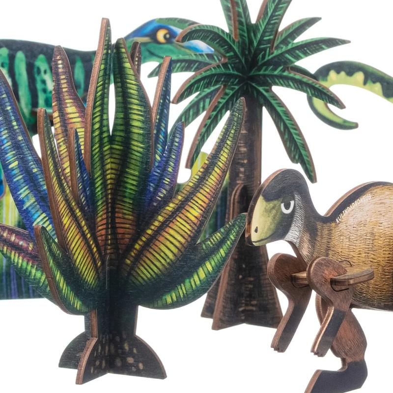 3D-конструктор из дерева Кувырком Самые древние динозавры