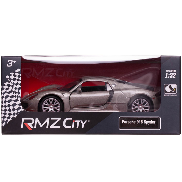 Машинка металлическая Uni-Fortune RMZ City Porsche 918 Spyder 1:32