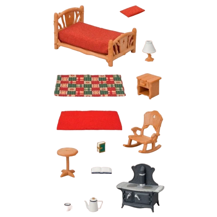 Игровой набор Sylvanian Families Бревенчатая мебель