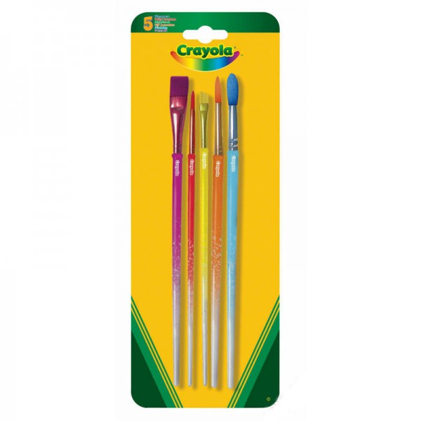 Кисточки для красок Crayola 5 штук