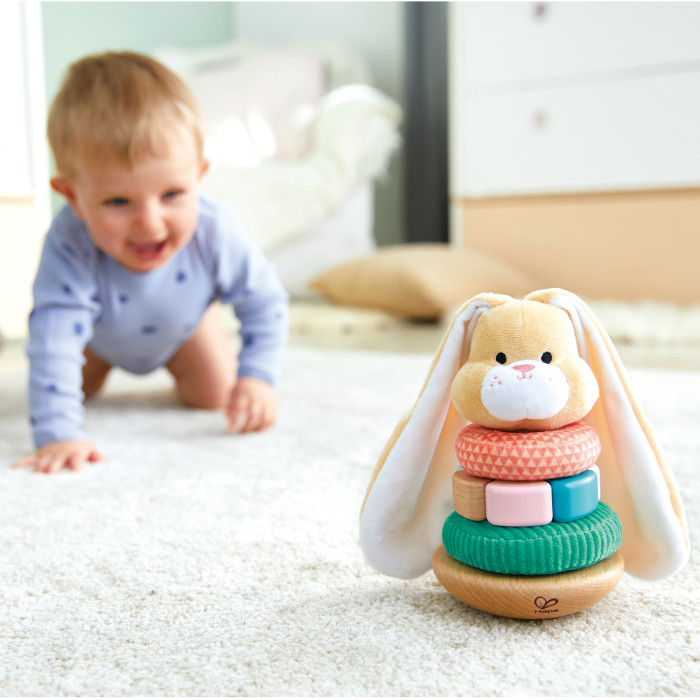 Развивающая игрушка Hape неваляшка Кролик