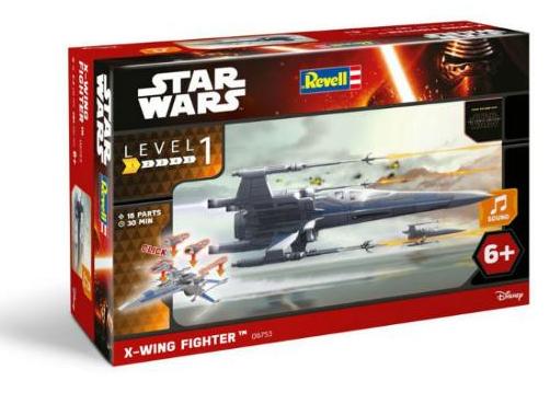 Сборная модель Звездные войны Истребитель Х-Wing 1:78 Revell 18 элементов