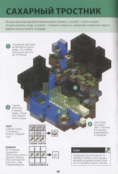 Книга Minecraft Сельское хозяйство ИД Лев