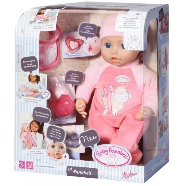Интерактивная кукла Baby Annabell Анабель 43 см 