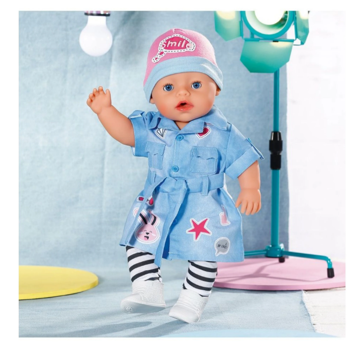Набор одежды Baby Born Джинсовый для кукол 43 см 