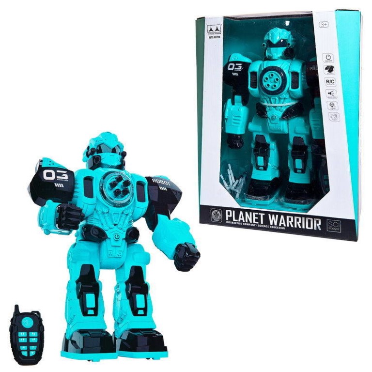 Робот Planet Warrior на радиоуправлении, со световыми и звуковыми эффектами