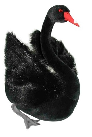 Мягкая игрушка Чёрный лебедь Hansa 43 см